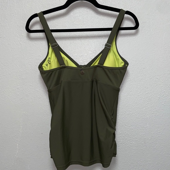 Prana Forest Green Tankini 3628 - Picture 4 of 6